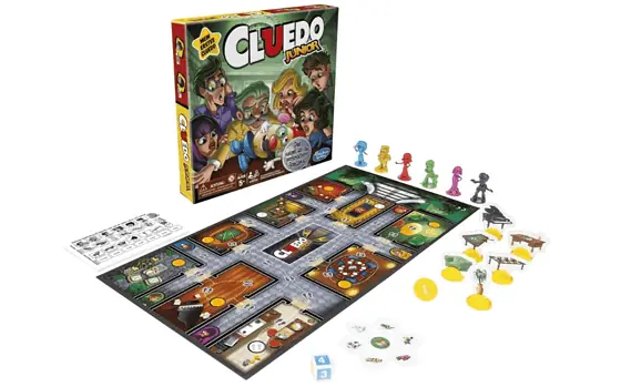 Cluedo Junior Brettspiel fuer Kinder ab 5 Jahren Das Raetsel um das zerbrochene Spielzeug klassische