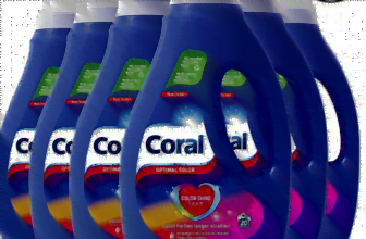 Coral Flüssigwaschmittel Optimal Color für bunte Wäsche 6 x 20 WL 6 x 1L 6000 ml Amazon de Drogerie Körperpflege