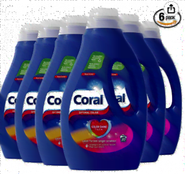 Coral Flüssigwaschmittel Optimal Color für bunte Wäsche 6 x 20 WL 6 x 1L 6000 ml Amazon de Drogerie Körperpflege