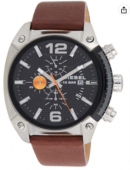 Diesel Mens Chronograph Quartz Watch dunkelbraun Overflow   Diesel  Amazon.de  Fashion