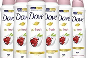 Dove go fresh Deodorant Spray Granatapfel Zitronenverbenenduft Anti Transpirant schützt 48 Stunde