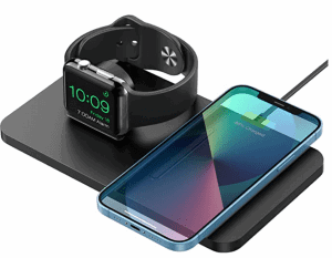 Fasarger Wireless Charger2 In 1 Ladestation Qi Charger Für Iwatch 7 Se 6 5 4 3Airpods 2 Pro Ipho