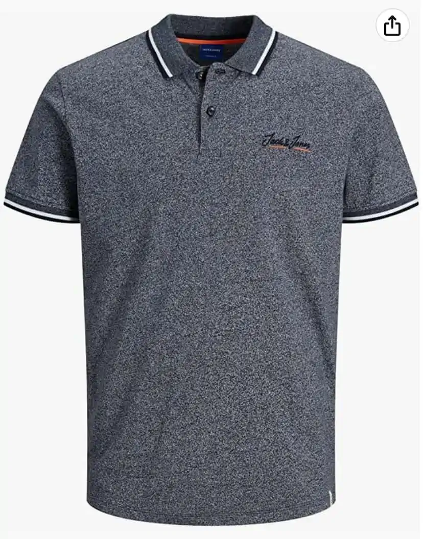 JACK & JONES Male Polo Shirt Singlejersey (Gr. XS-M) für 6,99 € inkl.Prime-Versand (statt 9,94 €)