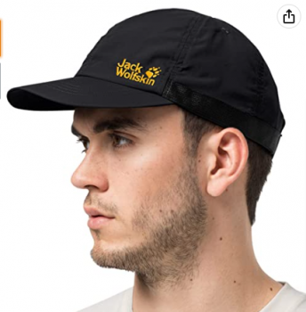 Jack Wolfskin SUPPLEX STRAP CAP schwarz ONE SIZE   Amazon.de  Bekleidung