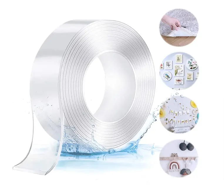 Doppelseitiges Klebeband Extra Starkes, Nano Waschbares Spurloses Klebeband 3m/5 m ab 1,80 € inkl. Prime-Versand (statt 5,38 €)
