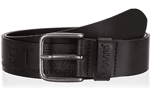 Levis Herren Levi Strauss Embossed Belt Guertel Regular Black 95 Amazon.de Bekleidung