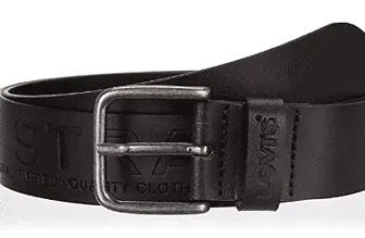 Levis Herren Levi Strauss Embossed Belt Guertel Regular Black 95   Amazon.de  Bekleidung