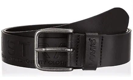 Levis Herren Levi Strauss Embossed Belt Guertel Regular Black 95   Amazon.de  Bekleidung