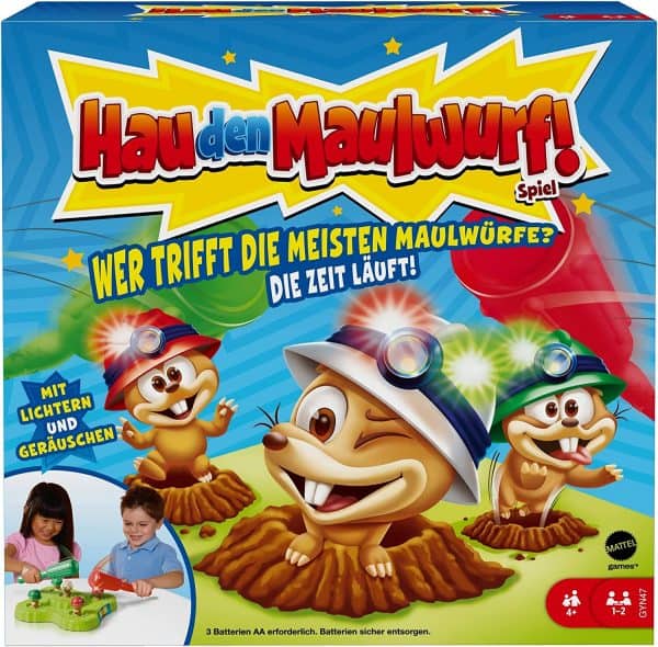 Mattel Games Gyn47 - Hau Den Maulwurf!