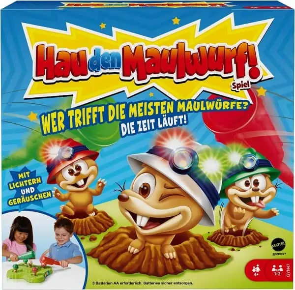 Mattel Games GYN47 – Hau den Maulwurf! für 11,79 € inkl. Prime-Versand (statt 24,59 €)