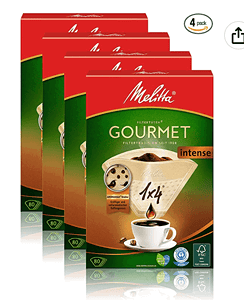 Melitta Filtertüten 1X4 80 Gourmet Intense Naturbraun Aroma 4Er Pack 4 X 1 Stück Amazon.de Küc