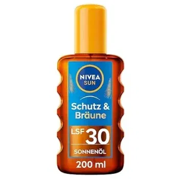 NIVEA SUN Schutz & Bräune Sonnenöl Spray LSF 30