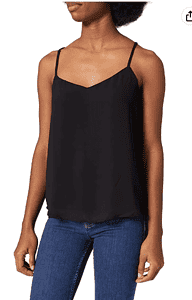 Only Damen Onlmoon Singlet Noos Wvn Top Schwarz Black Black Herstellergroesse 38.0 Amazon.de