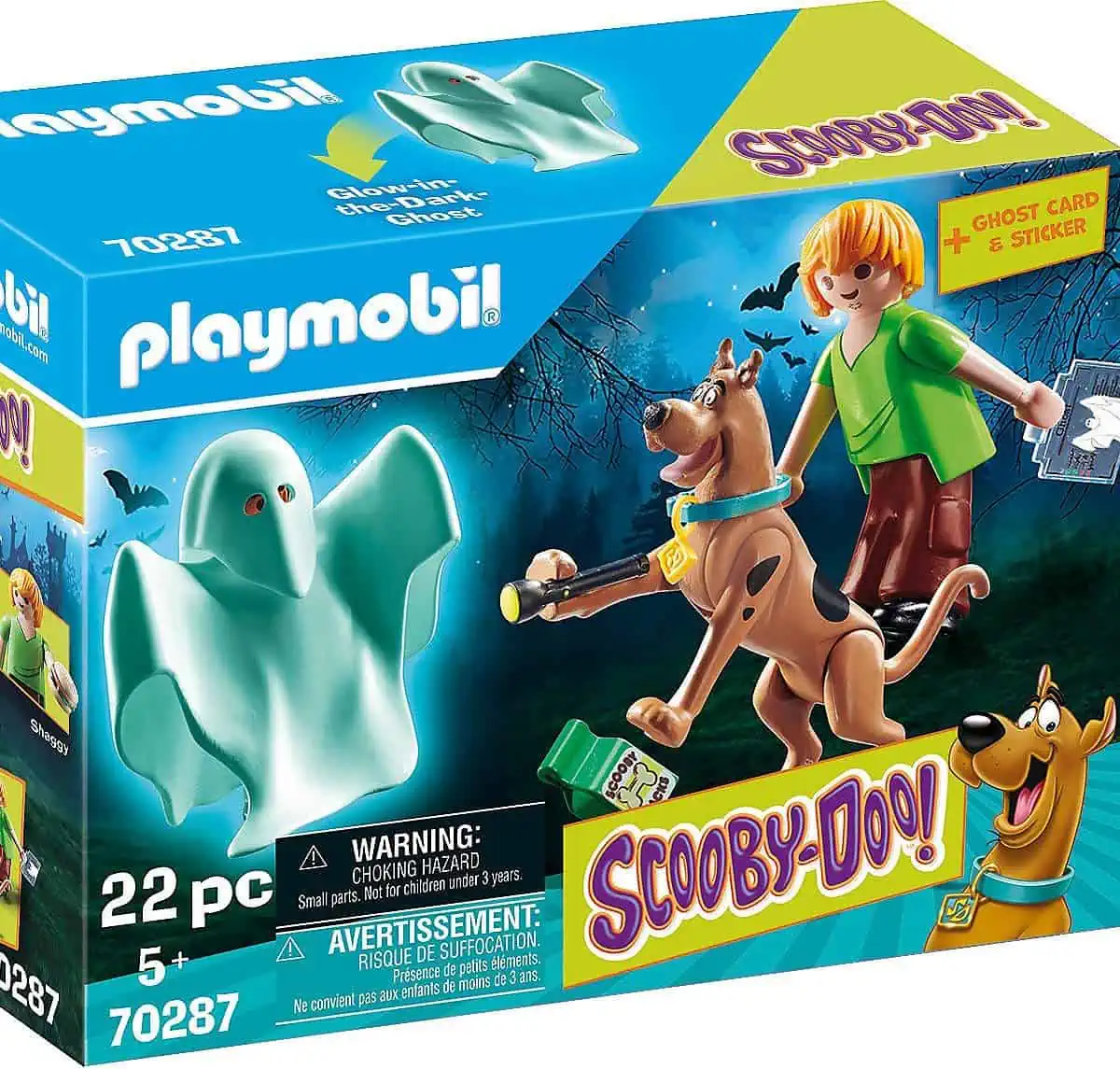 Playmobil Scooby-Doo! – Scooby und Shaggy mit Geist (70287) für 7,69 € inkl. Prime-Versand