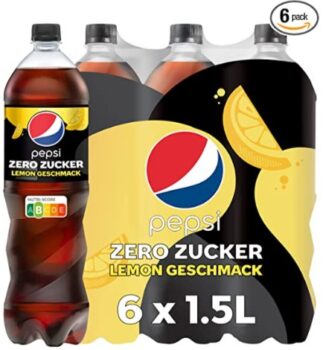 Pepsi Zero Zucker Lemon Das zuckerfreie Erfrischungsgetränk