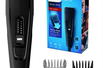 Philips Hair Clipper Series 3000 Haarschneider mit Trim n Flow Technologie Modell HC3510 15   Amaz