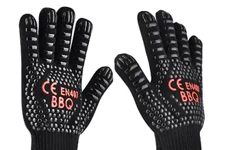 Premium Grillhandschuhe Hitzebestaendige kuechenhandschuhe Kochhandschuhe Ofenhandschuhe BBQ Backen Ha