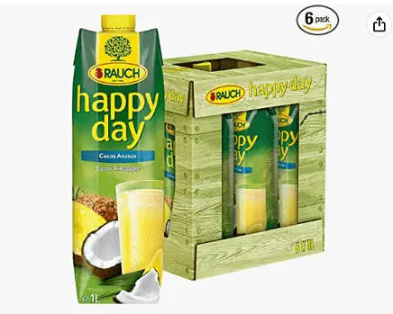 Rauch Happy Day Cocos Ananas 6er Pack 6 x 1 l   Amazon.de  Lebensmittel Getraenke