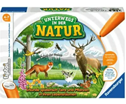 Ravensburger tiptoi 00043 Unterwegs in der Natur Educational Game from Ravensburger 4 Years and Ab