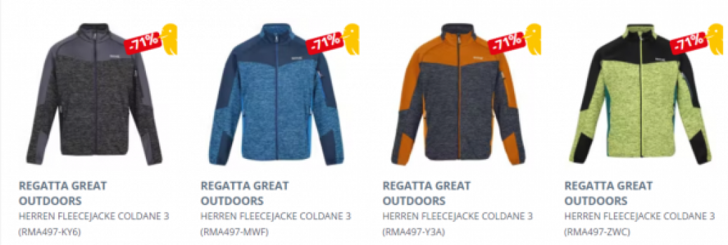 Regatta Great Outdoors Herren Fleecejacke Coldane 3 e1658767277289