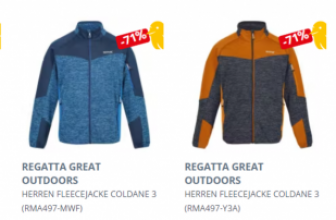 Regatta Great Outdoors Herren Fleecejacke Coldane 3 e1658767277289