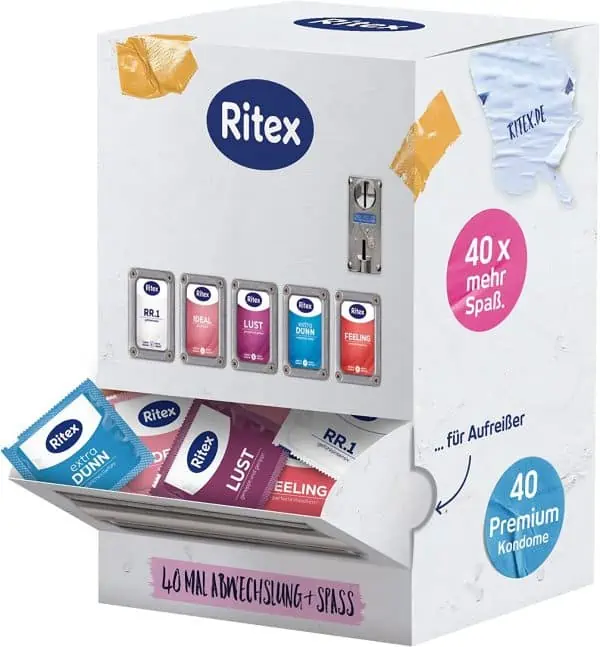 Ritex Kondom-Mix-Sortiment 40 Stück 🎈 ab 11,89€ inkl. Prime-Versand