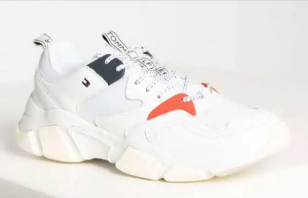 Tommy Hilfiger Damen Chunky Mixed Textile Sneaker (Gr. 36 bis 40) für 47,96 € inkl. Versand (statt 85,90 €)