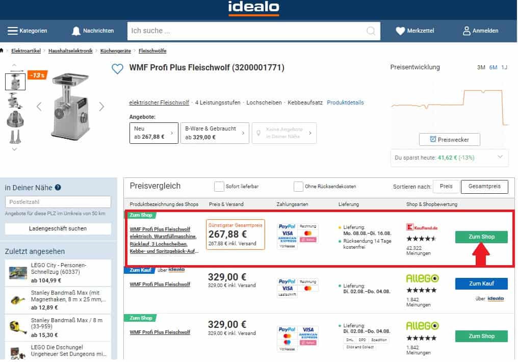 Wmf Profi Plus Fleischwolf 3200001771 1