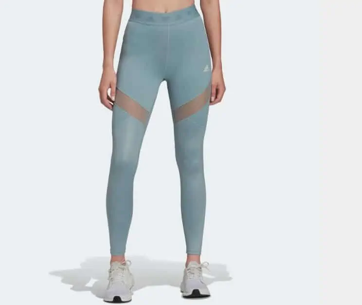 adidas Damen Hyperglam High-Rise Lange Tight (Gr. 2XS bis XL) für 20,00 € [adiclub] statt 36,98 €