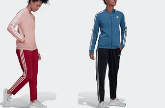 adidas Essentials 3 Streifen Trainingsanzug Rot adidas Deutschland