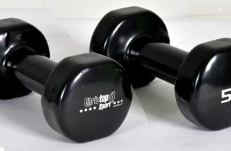 christopeit fitness dumbbell vinyl 2 x 5 kg