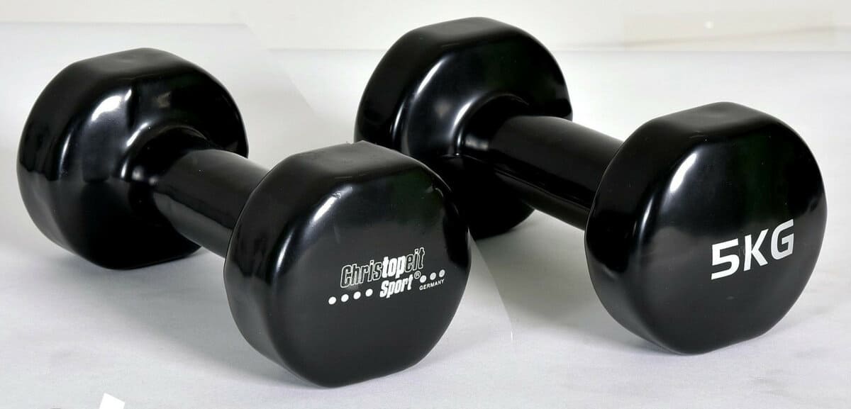 Christopeit Fitness Dumbbell Vinyl 2 X 5 Kg