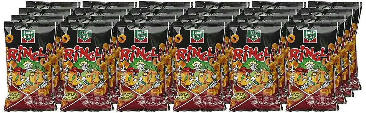 funny-frisch Ringli Paprika 24er Pack (24 x 35 g) ab 9,94 € Prime-Versand