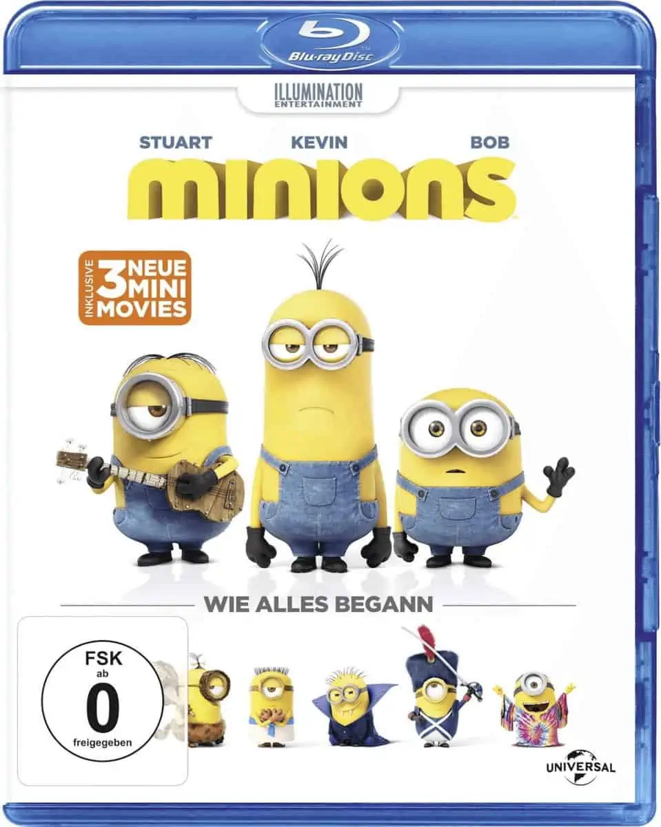Minions [Blu-ray] für 5,55 € [Prime] statt 8,99 €