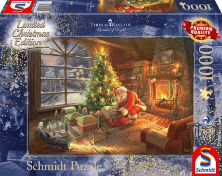 schmidt spiele thomas kinkade der weihnachtsmann ist da