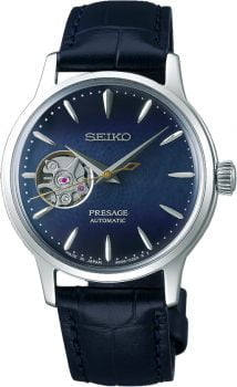 seiko presage mechanik automatic blue moon open heart ssa785j1