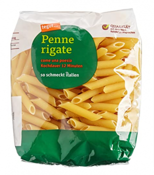 tegut... Italienische Nudeln Pasta Penne Rigate Teigware aus 100 Hartweizengriess Vorteilspack 1er