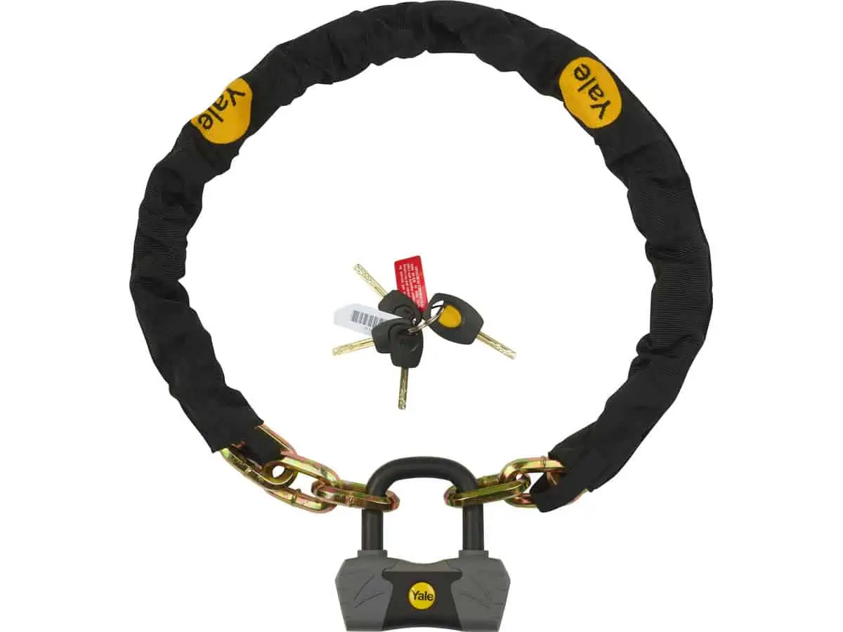 Yale YCL3/10/110/1 Kettenschloss (110 cm) für 30,90 € inkl. Versand statt 75,24 €