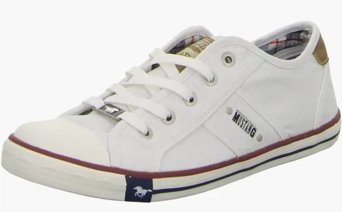 MUSTANG Damen 1099-302 Sneaker weiß für 16,45 € inkl. Prime-Versand (statt 29,00 €)