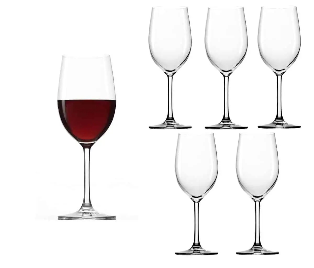 6er-Set Stölzle Lausitz Rotweinglas Classic (448 ml, spülmaschinenfest) für 21,70 € [Prime] statt 42,60 €