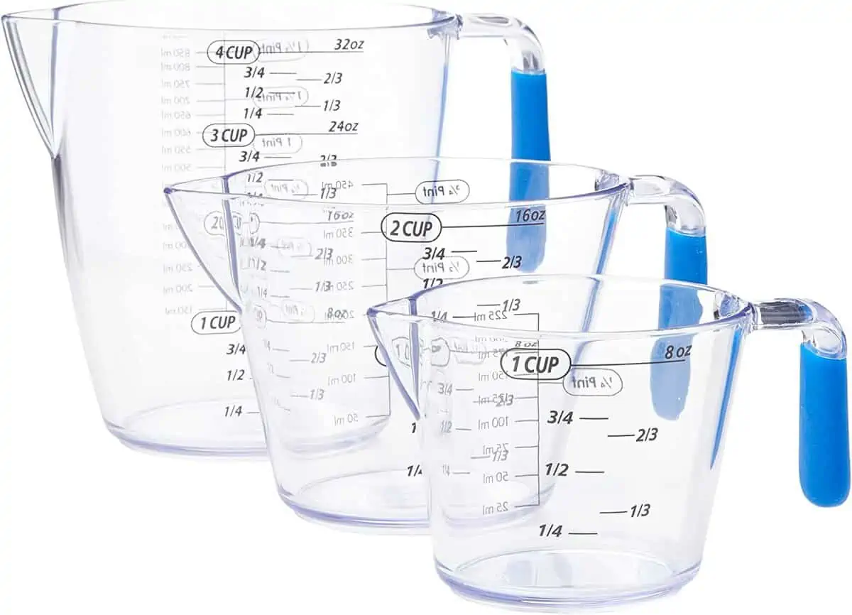 Colourworks Dreiteiliges Messkannen-Set – Blau für 7,40 € [Prime] statt 10,02 €