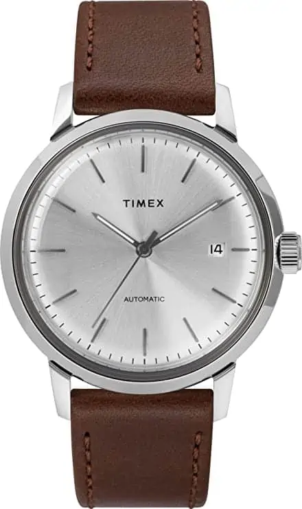 Timex Automatikuhr TW2T22700 mit Datumsanzeige & Lederarmband für 133,26 € [nur noch 4 Stück verfügbar] statt 168,98 €