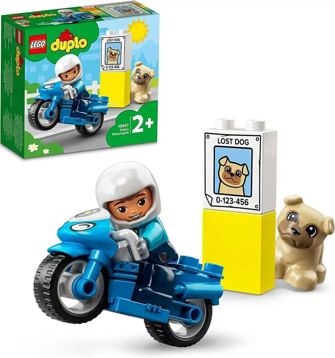 LEGO 10967 DUPLO Polizeimotorrad für 6,49 € [Prime] statt 9,27 €