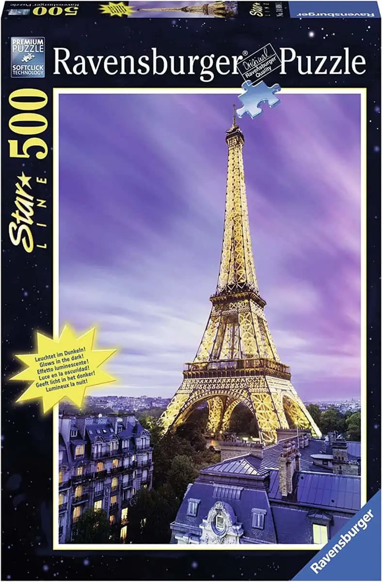 Ravensburger Puzzle 14898 – Funkelnder Eiffelturm – 500 Teile für 11,07 € [Prime] statt 16,82 €