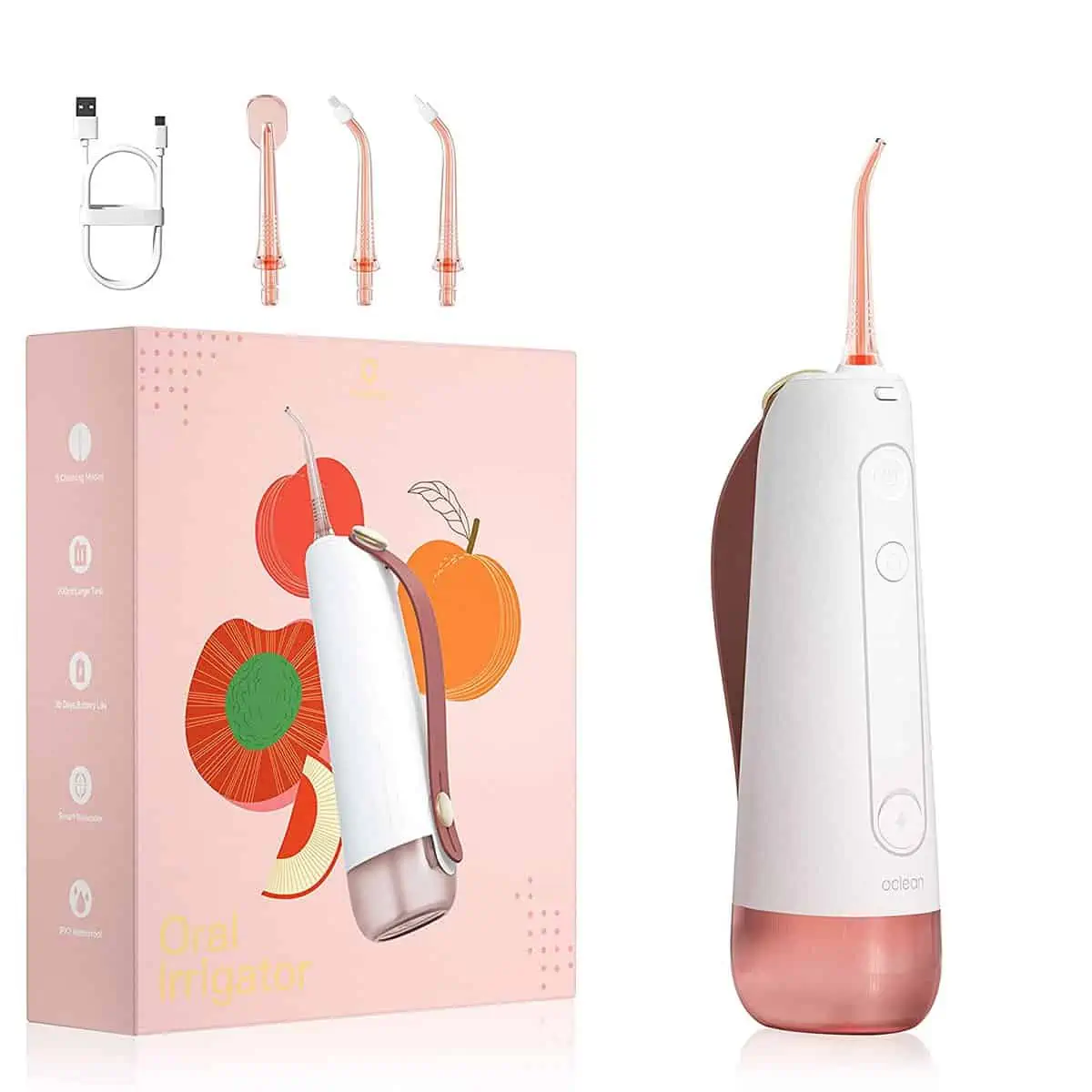 Oclean W10 Munddusche in rosa für 35,49 € inkl. Versand statt 59,49 €