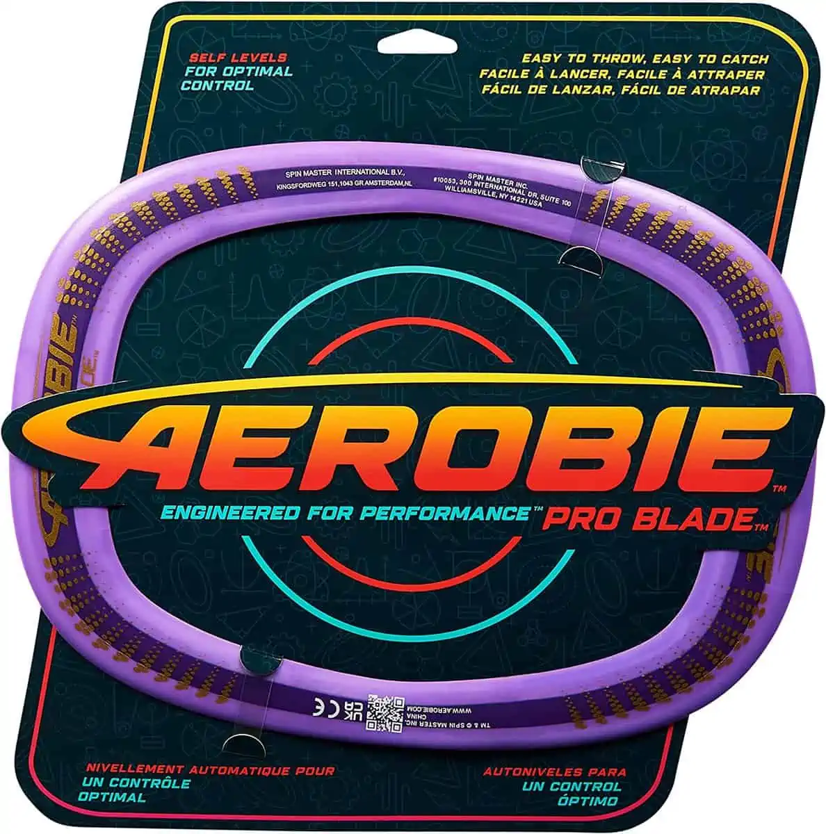 Aerobie Pro Blade rechteckiger Wurfring (lila) Outdoor-Spielgerät für 7,69 € [Prime] statt 15,55 €