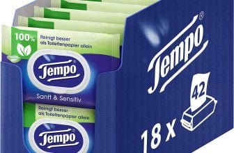 Tempo feuchtes Toilettenpapier 18 Packung Stapel