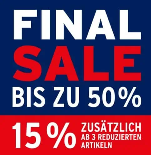 Ansons: Sale mit bis zu 50 % Rabatt  + 15 % Extra-Rabatt ab 3 reduzierte Artikeln