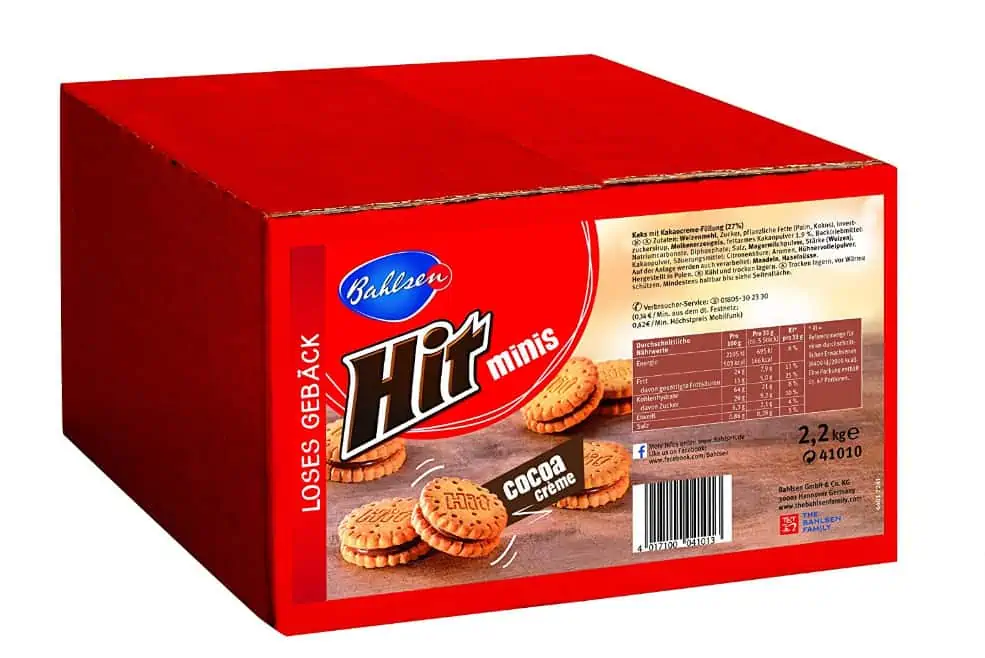 Bahlsen Hit Minis leckere Doppelkekse 2.2 kg ab 9,59 € inkl. Prime-Versand