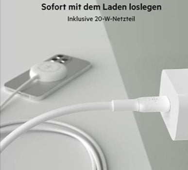 Belkin MagSafe ladegeraet Magnetisches Kabelloses Ladegeraet – Weiss Amazon de Elektronik Foto 1